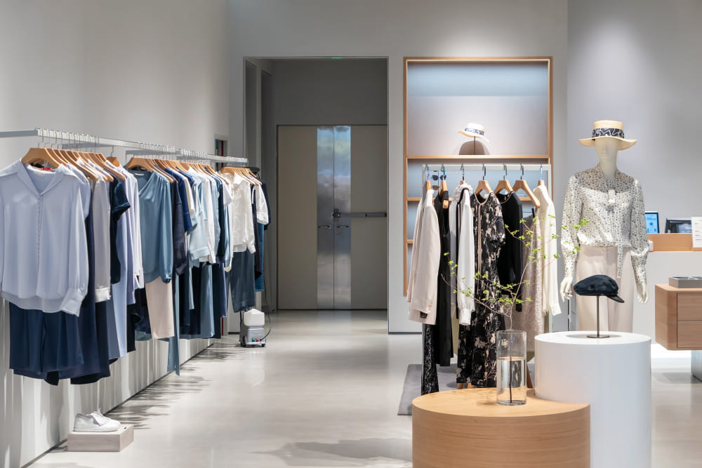Организация пространства магазина одежды