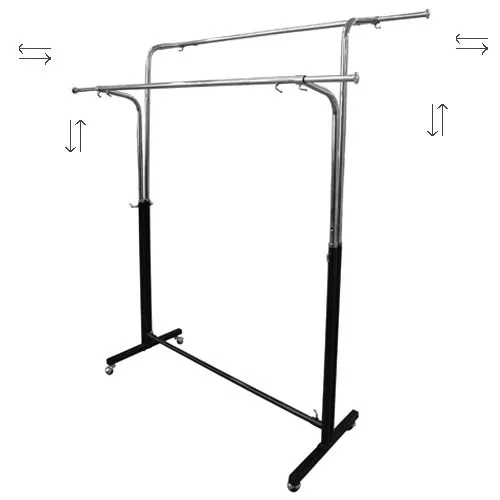 Стойка для одежды двойная \ KY 158 G (2-007)