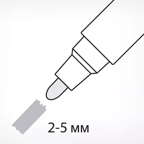 Маркер меловой на водной основе POSMARKER 2-5 мм \ PDT.049.WH Маркер меловой на водной основе POSMARKER 2-5 мм \ PDT.049.WH