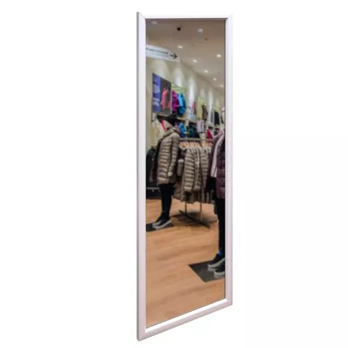 Зеркало настенное, Белый глянцевый \ ОММ-001 Зеркало настенное, Белый глянцевый \ ОММ-001