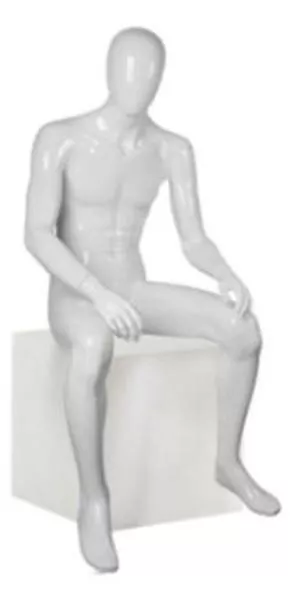 картинка Мужской абстрактный сидячий манекен / G-10 от магазина Русманекен