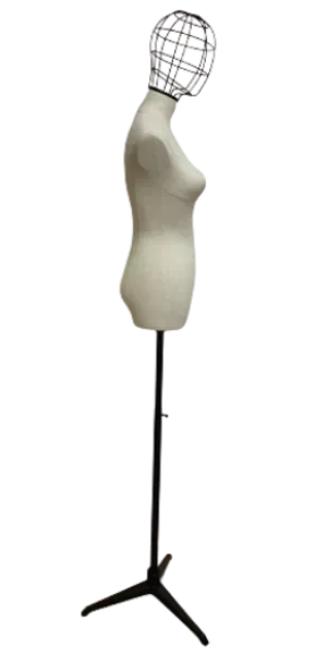 Женский манекен-торс, обтянутый тканью, с головой \ VNG-80F Женский манекен-торс, обтянутый тканью, с головой \ VNG-80F