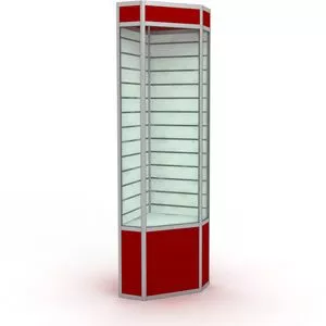 Витрина угловая с освещением \ WW1-5050 NZ.EP