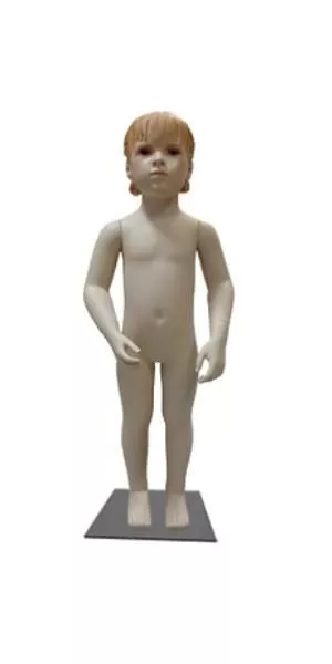 Детский скульптурный манекен девочка \ Girl-02 Детский скульптурный манекен девочка \ Girl-02