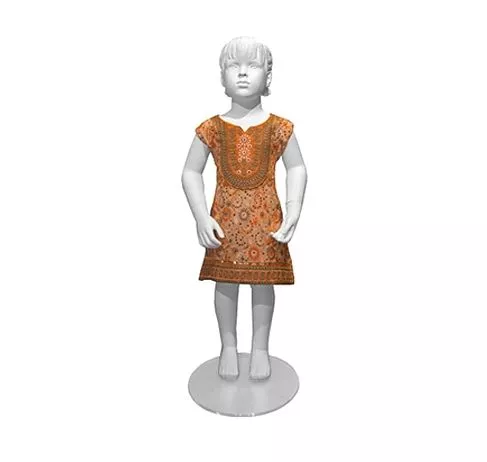 Детский скульптурный манекен девочка \ Classic-Kids-07 Детский скульптурный манекен девочка \ Classic-Kids-07