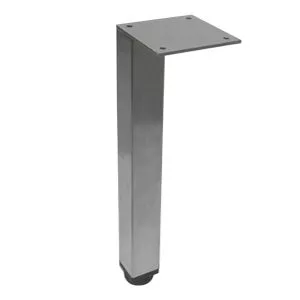 Опора декоративная со смещенным фланцем (регулируемая) \ Ng 25x25x200