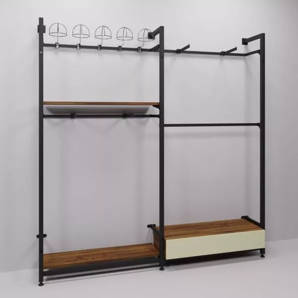 Комплект с F-образными стойками и накопителем /FSK.002 