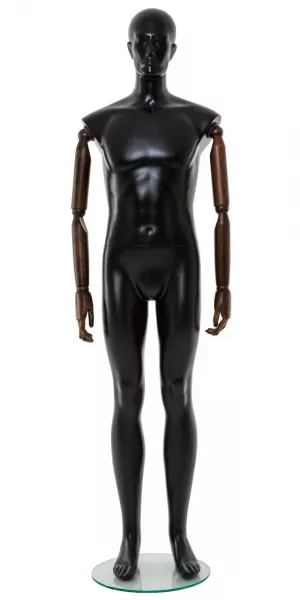 Мужской манекен с деревянными руками \ Erik-02