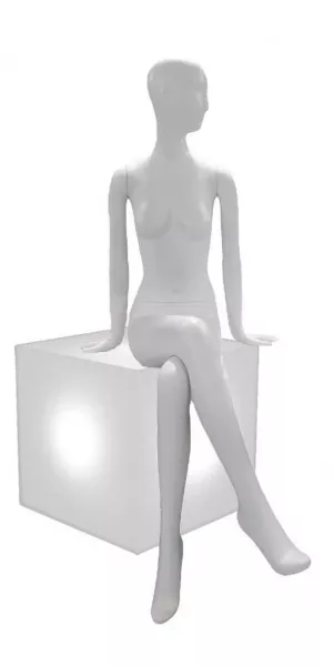 Женский абстрактный сидячий манекен \ Lara-03f Женский абстрактный сидячий манекен \ Lara-03f