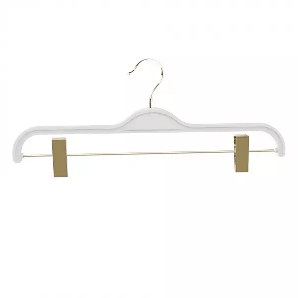 Вешалка-плечики с прищепками для юбок и брюк \ P-ML-36