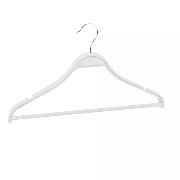 Вешалка-плечики с зацепами и перекладиной \ P-MNP-41 Вешалка-плечики с зацепами и перекладиной \ P-MNP-41