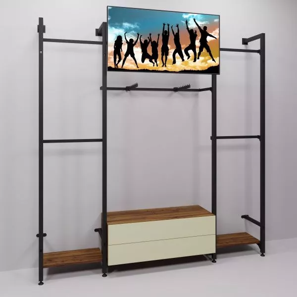 Комплект с F-образными стойками, постером и накопителем /FSK.003 