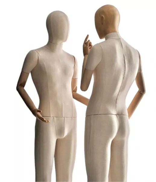 Мужской манекен, обтянутый тканью, с деревянными руками \ ymy-zm-4 Мужской манекен, обтянутый тканью, с деревянными руками \ ymy-zm-4