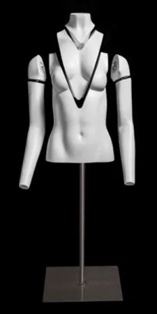 Женский торс-невидимка укороченный для фотосъемки \ Foto-F16