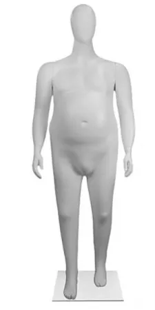 Мужской манекен большого размера \ Plus-M2