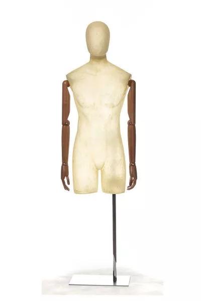 Торс мужской удлиненный, с деревянными руками \ BUL-Y