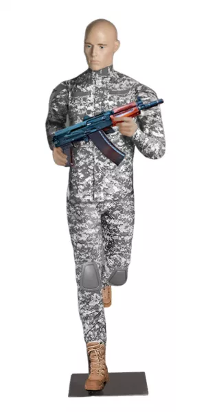 Мужской реалистичный манекен \ Military-04 Мужской реалистичный манекен \ Military-04