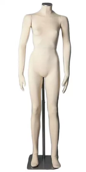 Женский гнущийся манекен без головы \ Mus-FH