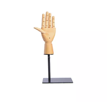 Рука деревянная левая на подставке \ FS
