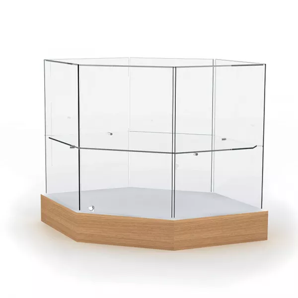 Прилавок со стеклянным верхом \ П-4C