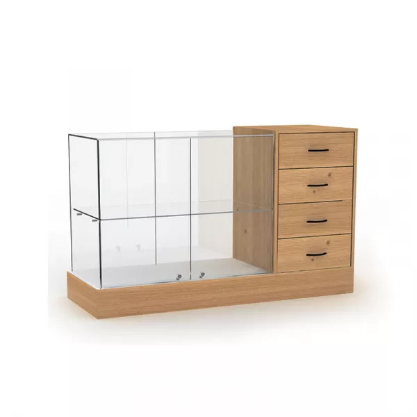 Прилавок с местом под кассу \ П-3Б-П.V2