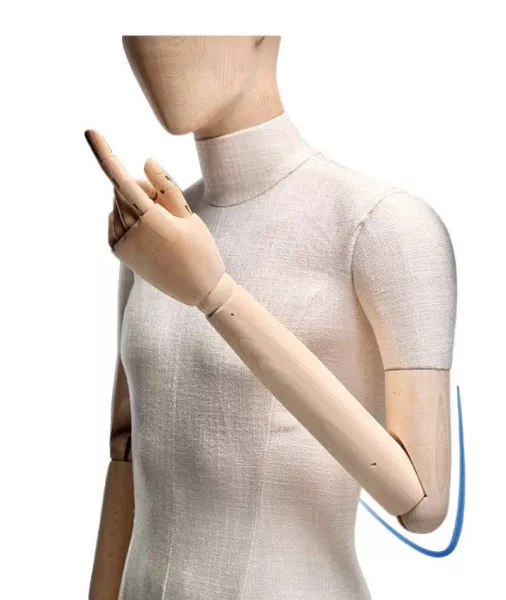 Женский манекен, обтянутый тканью, с деревянными руками и головой \ ymy-zm-3 Женский манекен, обтянутый тканью, с деревянными руками и головой \ ymy-zm-3