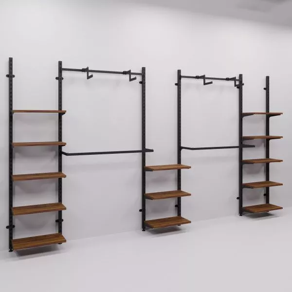 Комплект пристенный с полками и штангами /FSK.013 