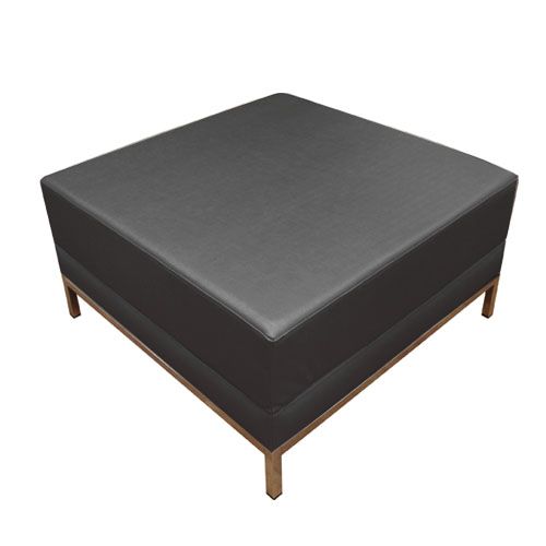 Банкетка на металлическом каркасе \ HQ-04, Черный