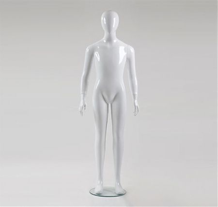 Детский абстрактный манекен \ Gj-06, Белый глянцевый