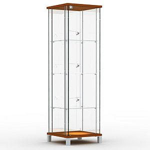 Витрина с 3-мя полками без освещения \ Октава 01