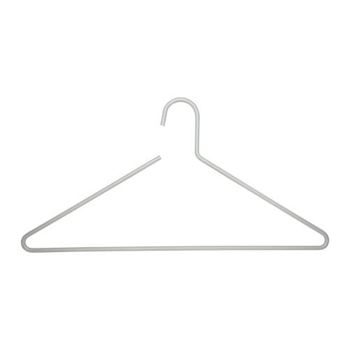 Вешалка стальная из проволоки 6мм L420, Серебряный