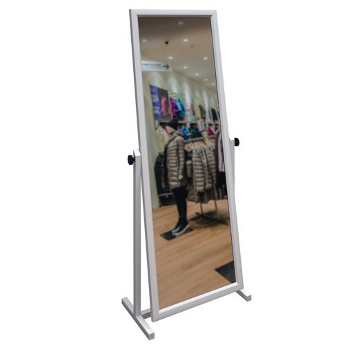 Зеркало напольное, Белый глянцевый \ ОММ-003