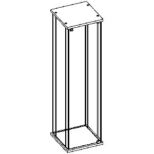 Витрина без полок и опор \ Октава 001