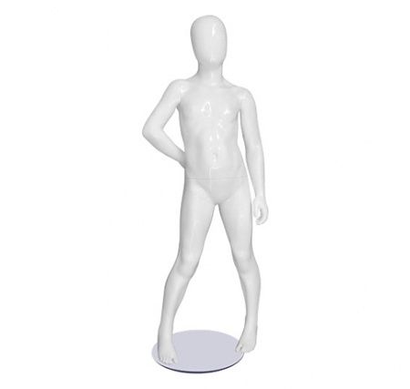 Детский абстрактный манекен \ Frj-20, Белый глянцевый