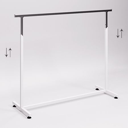 Вешало регулируемое L-1500 (без опор), Хром \ Белый матовый \ OMV-001.PR