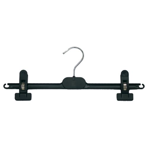 Пластиковые вешалки-плечики с прищепками (зажимами), Черный \ VU 36-1