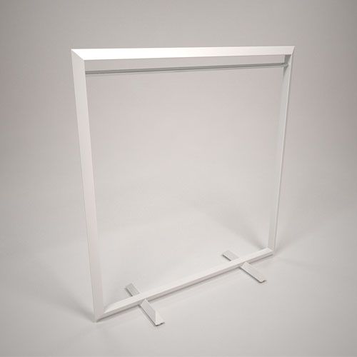 Вешало прямое 1500х450х1595h, Белый \ TRL.001