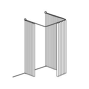 Примерочная кабина без штор \ H 012.HL