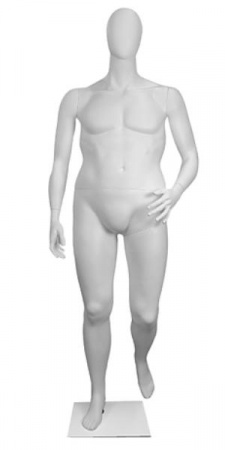 Мужской манекен большого размера \ Plus-M3