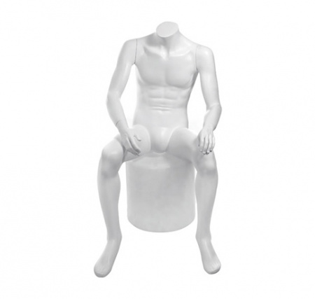 Мужской сидячий манекен без головы \ Smart-H-07