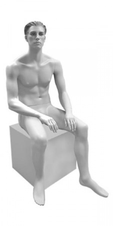 Мужской сидячий манекен \ Dorofey-03