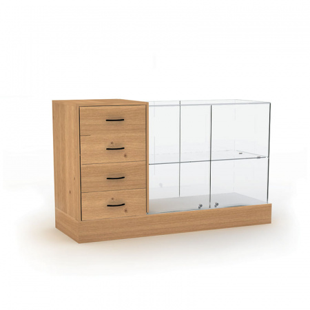 Прилавок с местом под кассу \ П-3Б-Л.V2