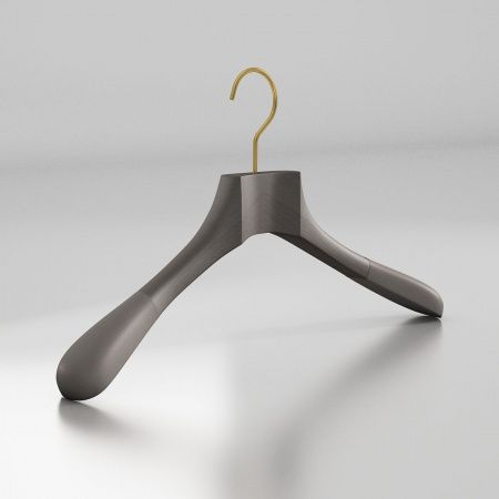 Вешалка-плечики из натурального бука с бархатными плечиками \ HGB51F