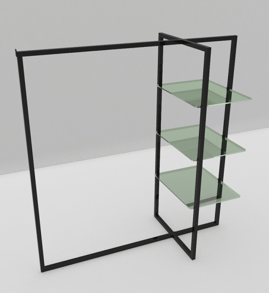 Вешало напольное с полками PRIMO RUS \ PR-RUS 108GLL