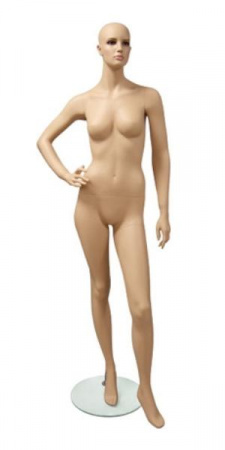 Женский реалистичный манекен с париком \  LG-92