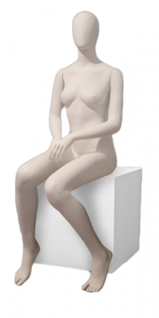 Женский абстрактный сидячий манекен \ Chf-44