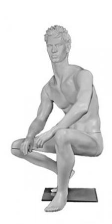 Мужской сидячий манекен \ Grisha-01