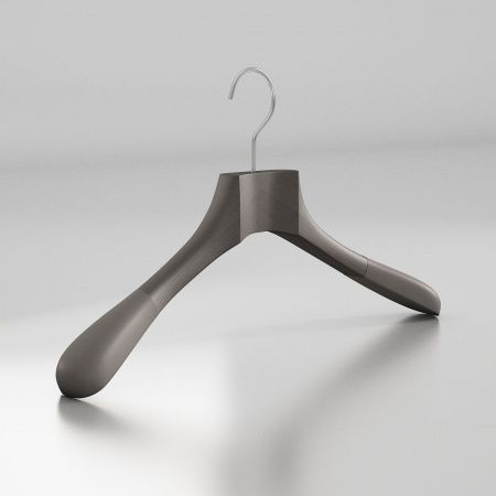 Вешалка-плечики из натурального бука с бархатными плечиками \ HGB51F