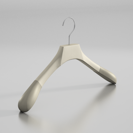 Вешалка-плечики из натурального бука с бархатными плечиками \ MSB51F