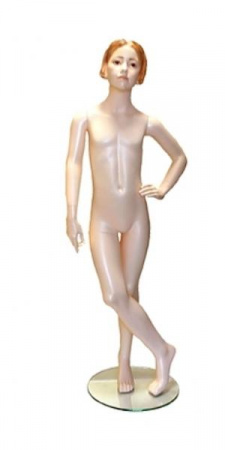 Детский скульптурный манекен девочка \ Girl-08